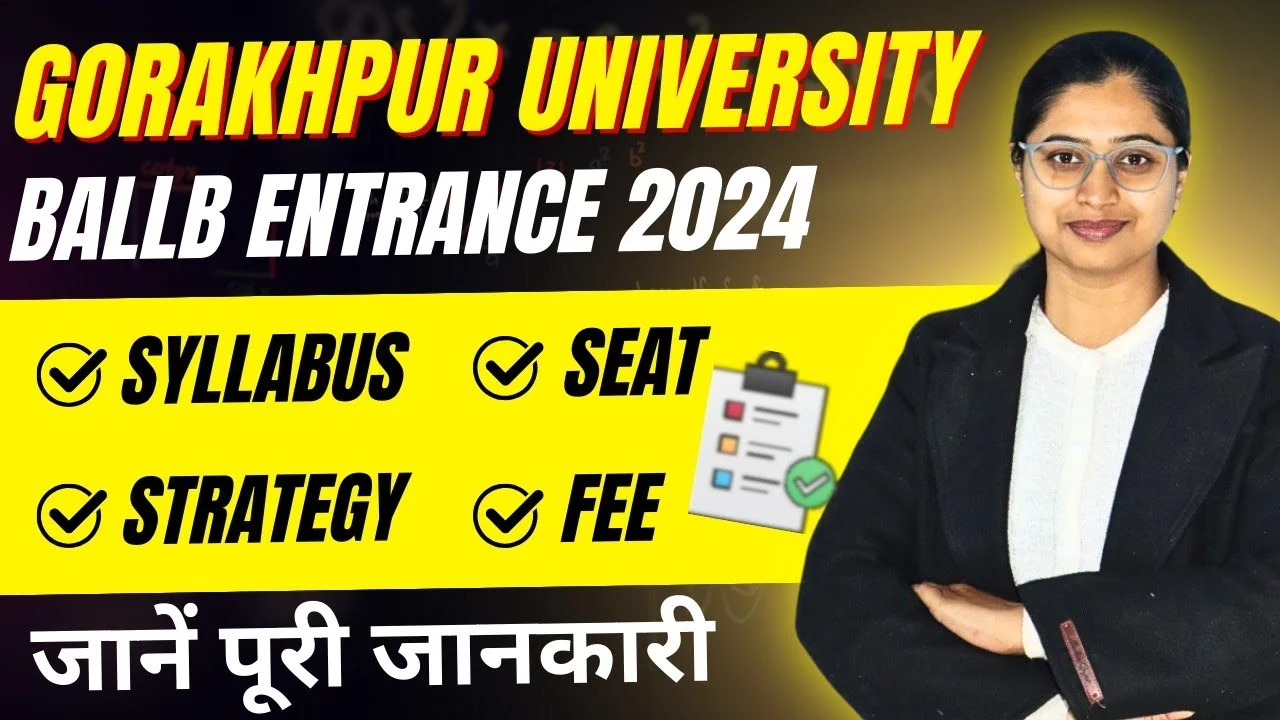 DDU Gorakhpur University BALLB Entrance Exam 2024 Syllabus