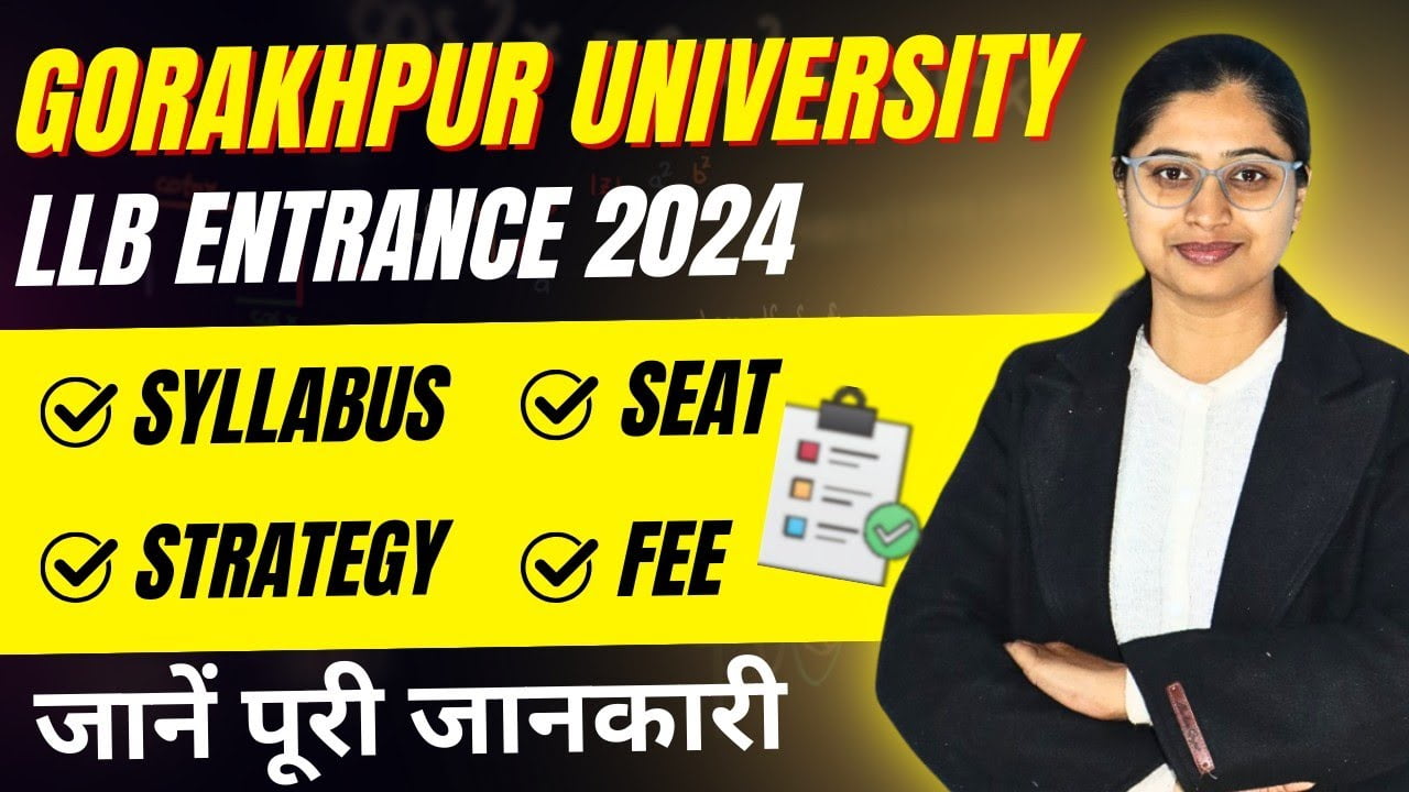 DDU Gorakhpur University LLB Entrance Exam 2024 Syllabus